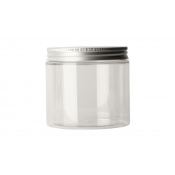 Pot Straight Cylindrical cristal 650 ml 100/400 + capsule alu 100/400