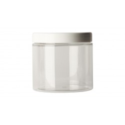 Pot Straight Cylindrical cristal 650 ml 100/400 + capsule autojointante 100/400