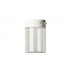 Pot Pillulier cristal 75 ml 40 M-snap + capsule 40 M-snap 