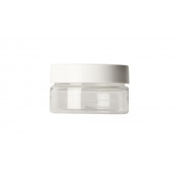 Pot Straight Cylindrical cristal 25 ml 48/400 + capsule jointée 48/401