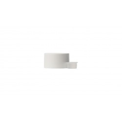 Capsule double jupe 20415 blanche lisse plugseal + reducteur 2MM