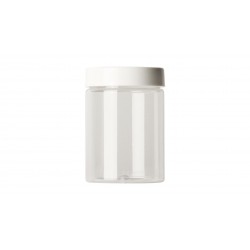 Pot Straight Cylindrical cristal 100 ml 48/400 + capsule jointée 48/400