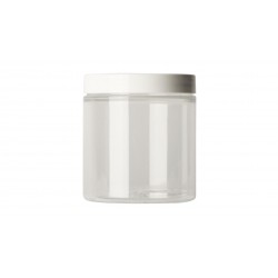 Pot Straight Cylindrical cristal 250 ml 70/400 + capsule jointée 70/400